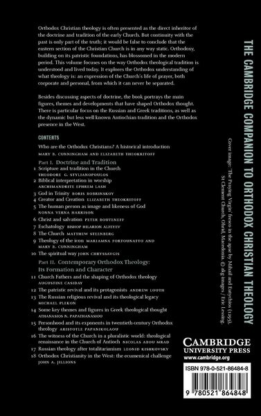 Produktbild: The Cambridge Companion to Orthodox Christian Theology