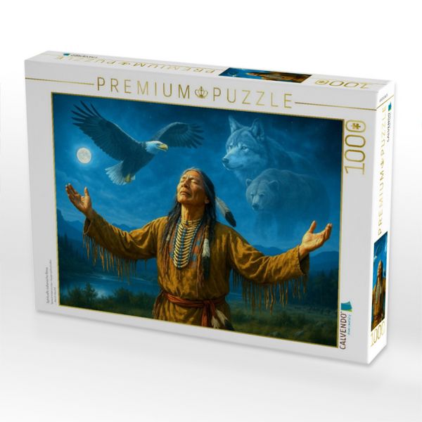 Produktbild: CALVENDO Puzzle Spirituelle indianische Reise | 1000 Teile Lege-Gr&ouml;&szlig;e 64x48cm Foto-Puzzle f&uuml;r gl&uuml;ckliche Stunden