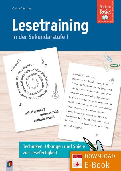 Produktbild: Lesetraining in der Sekundarstufe I
