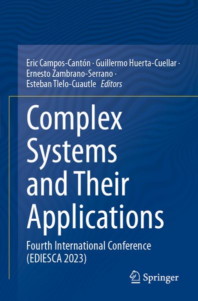 Produktbild: Complex Systems and Their Applications