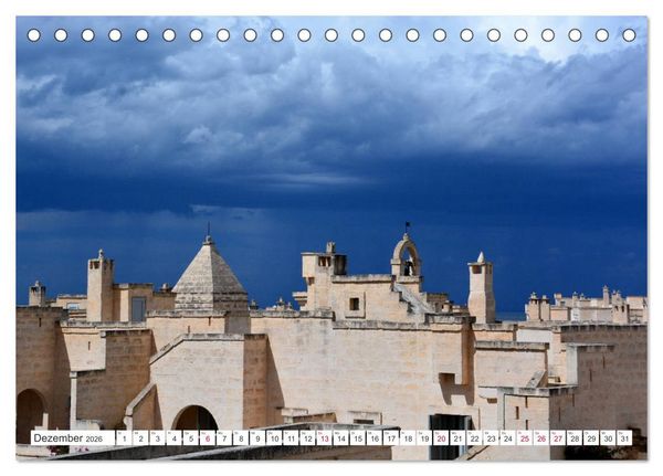 Produktbild: Apulien - Eine Reise zu Italiens Stiefelabsatz (Tischkalender 2026 DIN A5 quer), CALVENDO Monatskalender