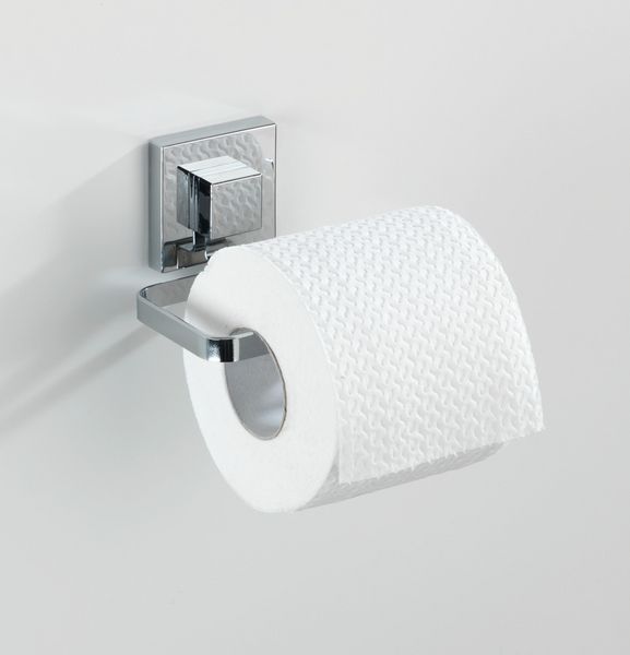 Produktbild: Vacuum-Loc&reg; Edelstahl Toilettenpapierhalter Mod. Quadro, Befestigen ohne bohren