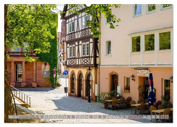 Produktbild: Ein Blick auf Aschaffenburg (hochwertiger Premium Wandkalender 2026 DIN A2 quer), Kunstdruck in Hochglanz