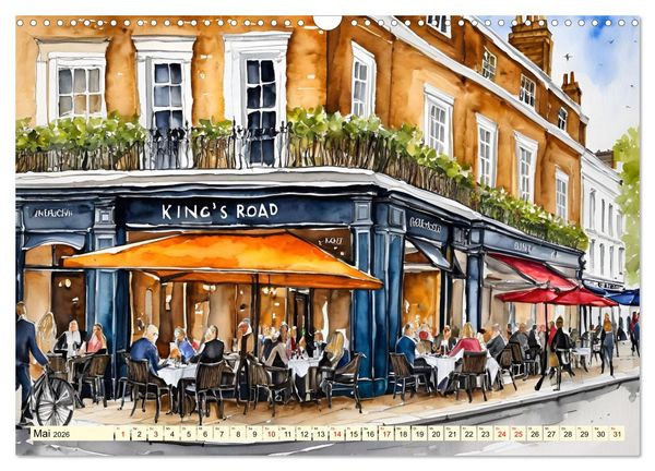 Produktbild: London - Metropole auf der Insel (Wandkalender 2026 DIN A3 quer), CALVENDO Monatskalender