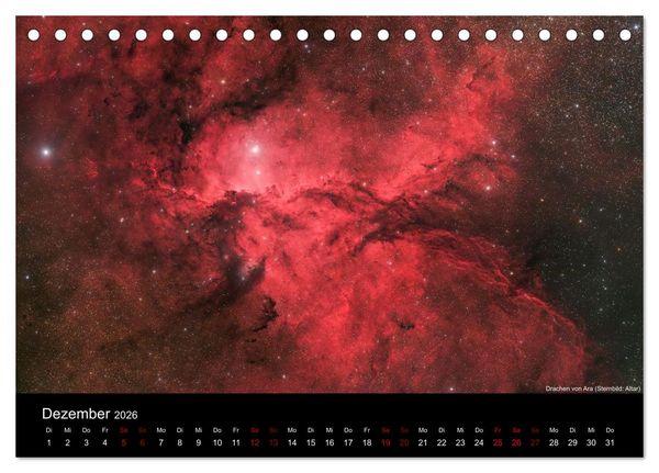 Produktbild: Deep Sky Fotografie (Tischkalender 2026 DIN A5 quer), CALVENDO Monatskalender