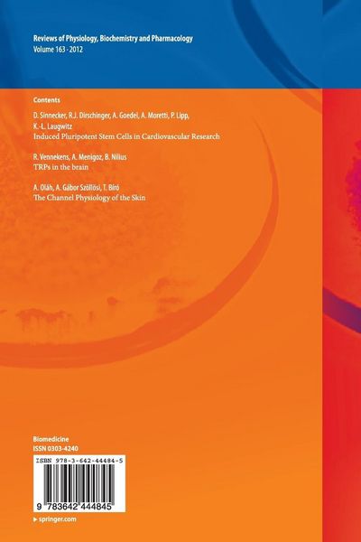 Produktbild: Reviews of Physiology, Biochemistry and Pharmacology, Vol. 163