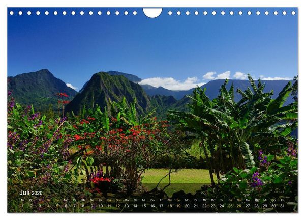 Produktbild: La Reunion - Traumhafte K&uuml;sten und Hochgebirge (Wandkalender 2026 DIN A4 quer), CALVENDO Monatskalender