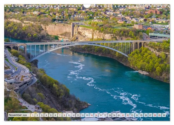Produktbild: NIAGARAF&Auml;LLE Idyllische Impressionen bei Tag und Nacht (Wandkalender 2026 DIN A3 quer), CALVENDO Monatskalender
