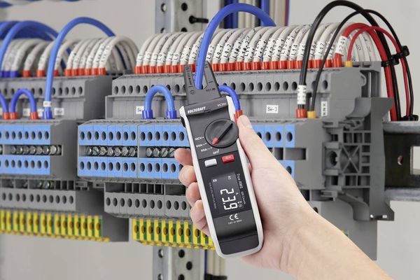 Produktbild: VOLTCRAFT VC-351 Stromzange CAT III 600V Anzeige (Counts): 600