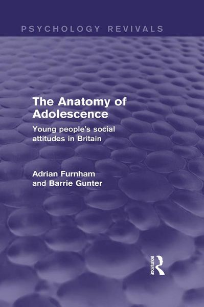 Produktbild: The Anatomy of Adolescence (Psychology Revivals)