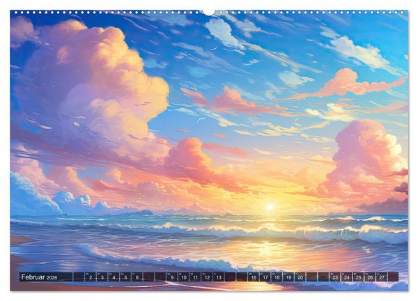Produktbild: Inspirierende Str&auml;nde (hochwertiger Premium Wandkalender 2026 DIN A2 quer), Kunstdruck in Hochglanz