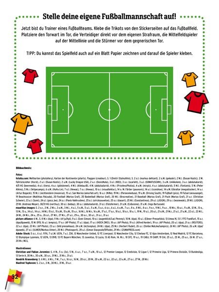 Produktbild: Fu&szlig;ball-Atlas. Mit &uuml;ber 250 Stickern