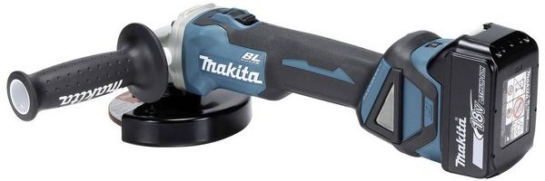 Produktbild: Makita DGA511RTJ Akku-Winkelschleifer 125 mm inkl. 2. Akku, inkl. Ladeger&auml;t, inkl. Koffer 18 V 5 Ah
