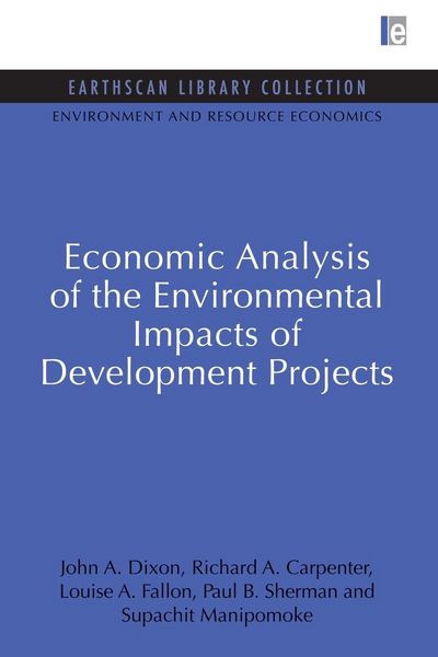 Produktbild: Economic Analysis of the Environmental Impacts of Development Projects