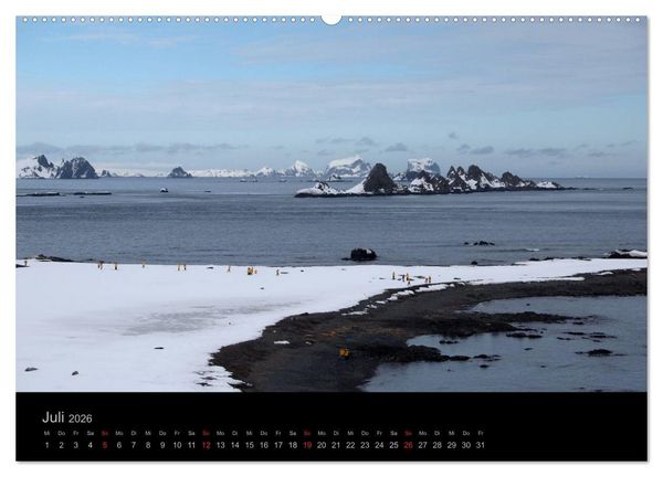 Produktbild: Antarktische Impressionen (Wandkalender 2026 DIN A2 quer), CALVENDO Monatskalender