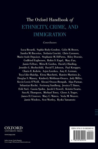 Produktbild: Oxford Handbook of Ethnicity, Crime, and Immigration