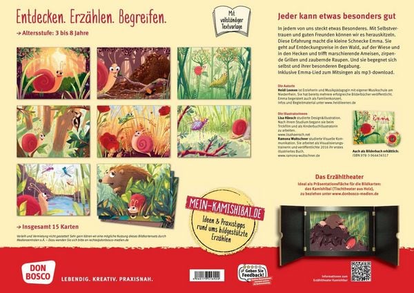 Produktbild: Emma - Ohne dich w&auml;r' die Welt nur halb so sch&ouml;n! Kamishibai Bildkartenset