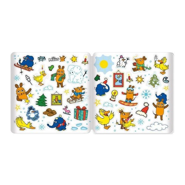 Produktbild: TR&Ouml;TSCH - Die Maus Stickermalbuch Winter Malbuch mit Stickern | Ab 4 Jahren