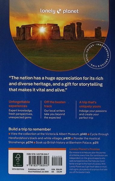 Produktbild: Lonely Planet England