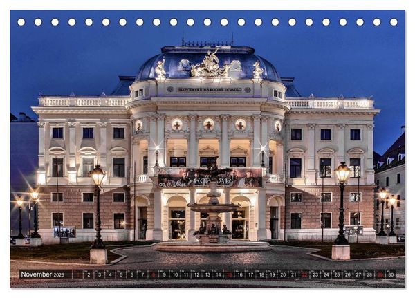 Produktbild: Donaumetropole Bratislava (Tischkalender 2026 DIN A5 quer), CALVENDO Monatskalender