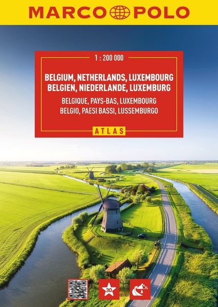 Produktbild: MARCO POLO Reiseatlas Benelux 1:200.000