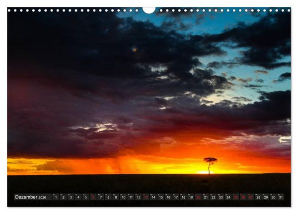 Produktbild: Kenia 2026 (Wandkalender 2026 DIN A3 quer), CALVENDO Monatskalender