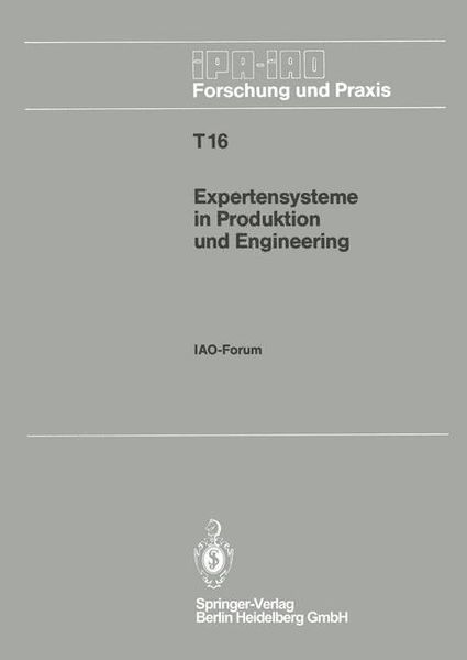 Produktbild: Expertensysteme in Produktion und Engineering