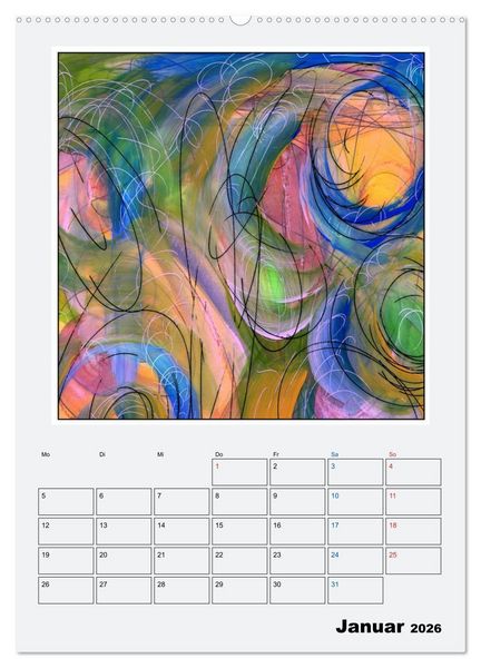 Produktbild: New Art Deco (hochwertiger Premium Wandkalender 2026 DIN A2 hoch), Kunstdruck in Hochglanz