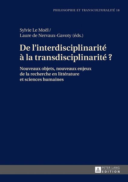 Produktbild: De l'interdisciplinarit&eacute; &agrave; la transdisciplinarit&eacute; ?