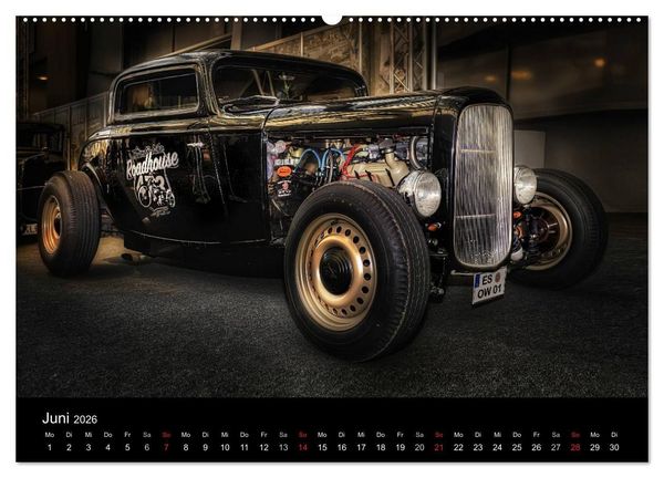 Produktbild: Custom Cars - Autos die begeistern (hochwertiger Premium Wandkalender 2026 DIN A2 quer), Kunstdruck in Hochglanz