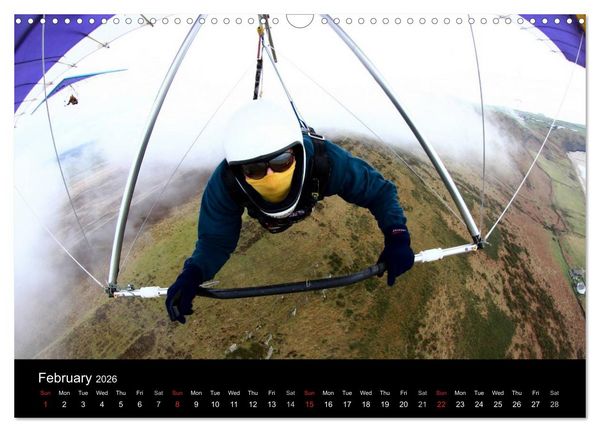 Produktbild: Hang gliding at Rhossili (Wall Calendar 2026 DIN A3 landscape), CALVENDO 12 Month Wall Calendar