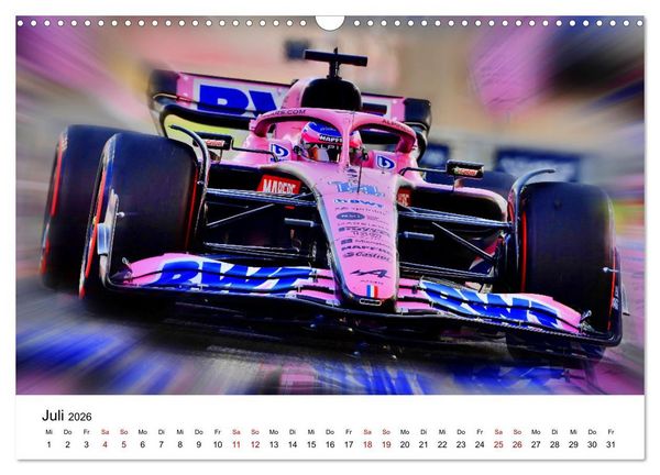 Produktbild: Adrenalin pur und Puls 200 (Wandkalender 2026 DIN A3 quer), CALVENDO Monatskalender