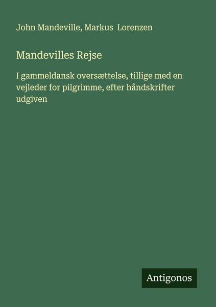 Produktbild: Mandevilles Rejse