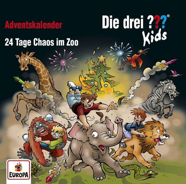Produktbild: Die drei ??? Kids: Adventskalender - 24 Tage Chaos im Zoo