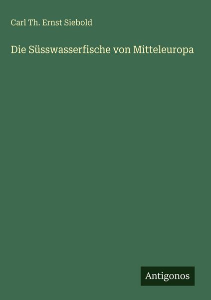 Produktbild: Die S&uuml;sswasserfische von Mitteleuropa