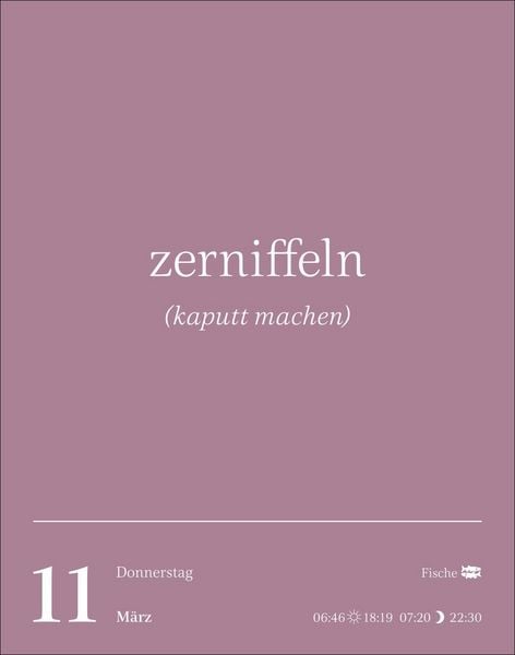 Produktbild: Duden Vergessene Wortsch&auml;tze Tagesabrei&szlig;kalender 2027