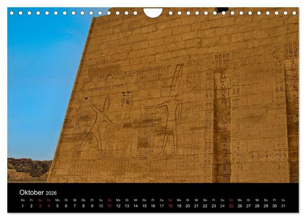Produktbild: Luxor in Bildern - Auf den Spuren des antiken &Auml;gypten in Theben Ost und Theben West (Wandkalender 2026 DIN A4 quer), CALVENDO Monatskalender