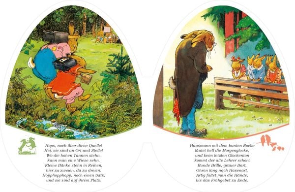 Produktbild: Die H&auml;schenschule: Gro&szlig;es Pappbilderbuch in Ei-Form