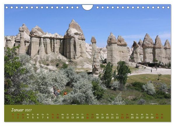 Produktbild: Das Liebestal. Die wundersamen Feenkamine von Kappadokien (Wandkalender 2027 DIN A4 quer), CALVENDO Monatskalender