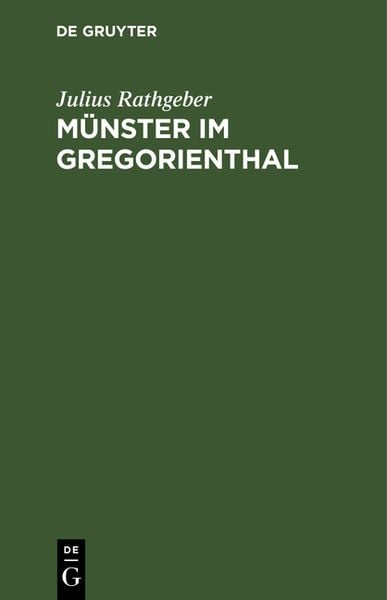 Produktbild: M&uuml;nster im Gregorienthal