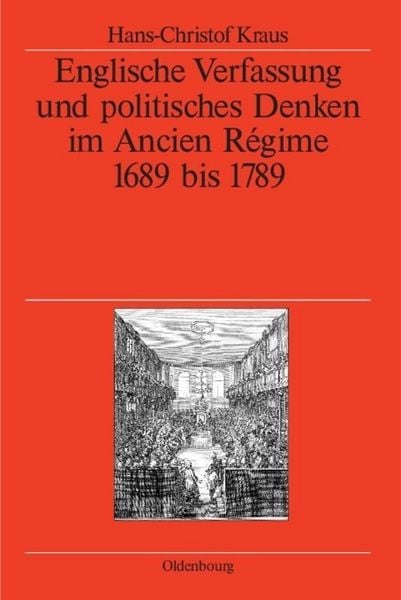 Produktbild: Englische Verfassung und politisches Denken im Ancien R&eacute;gime