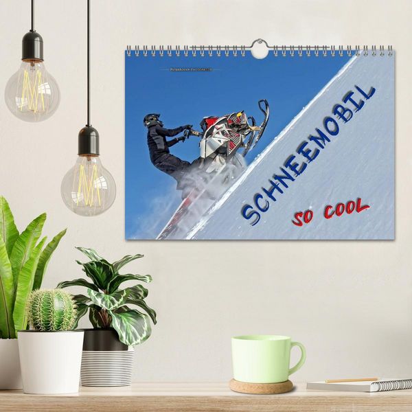 Produktbild: Schneemobil - so cool (Wandkalender 2026 DIN A4 quer), CALVENDO Monatskalender