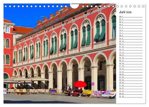 Produktbild: Split - Metropole Dalmatiens (Wandkalender 2026 DIN A4 quer), CALVENDO Monatskalender