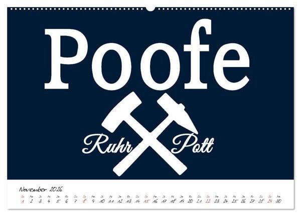 Produktbild: Ruhrpott Vokabeln (hochwertiger Premium Wandkalender 2026 DIN A2 quer), Kunstdruck in Hochglanz