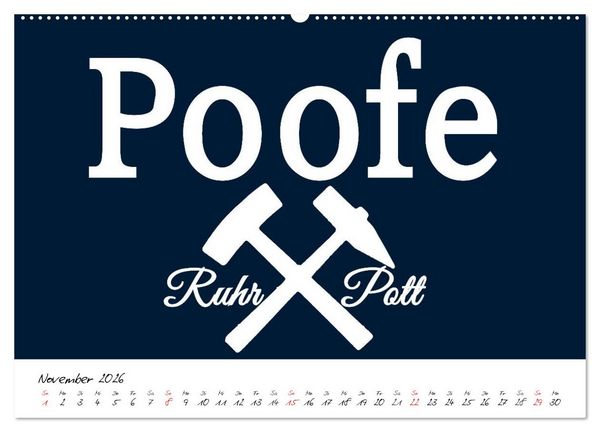 Produktbild: Ruhrpott Vokabeln (Wandkalender 2026 DIN A2 quer), CALVENDO Monatskalender