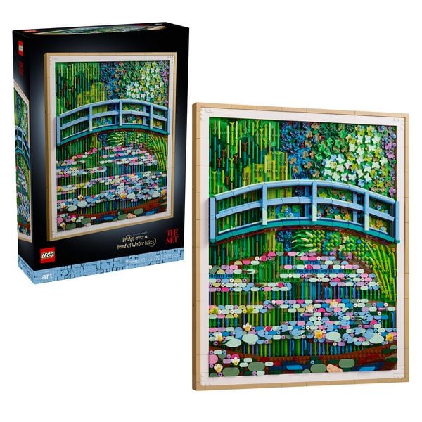 Produktbild: LEGO Art 31220 Claude Monet &ndash; Br&uuml;cke &uuml;ber einen Seerosenteich, Wandkunst
