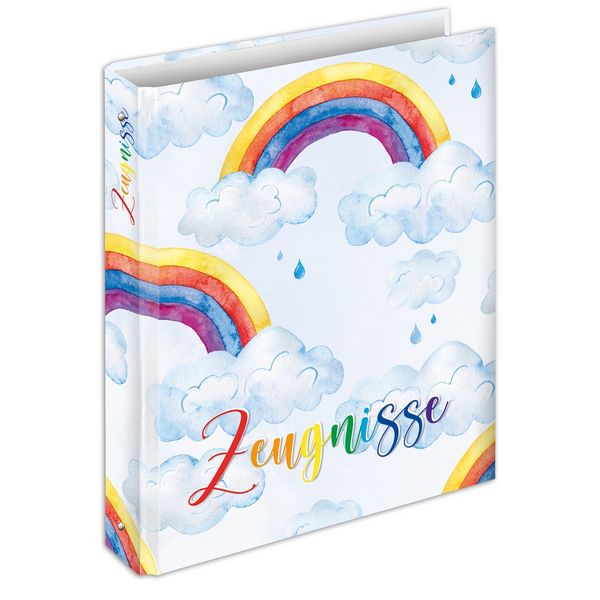 RNK Zeugnisringbuch Rainbow DIN A4