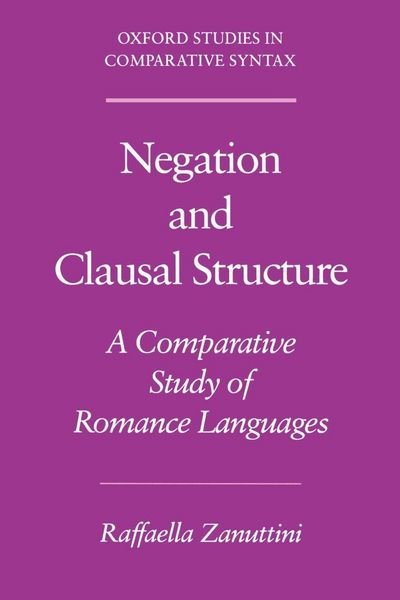 Produktbild: Negation and Clausal Structure