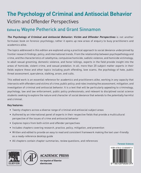 Produktbild: Psychology of Criminal and Antisocial Behavior