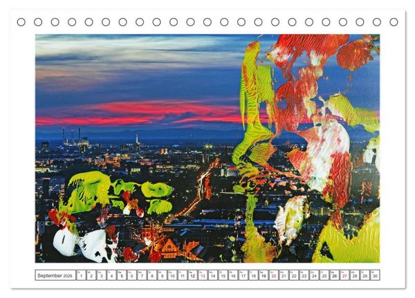 Produktbild: Fotos Farbe Fantasie. (Tischkalender 2026 DIN A5 quer), CALVENDO Monatskalender